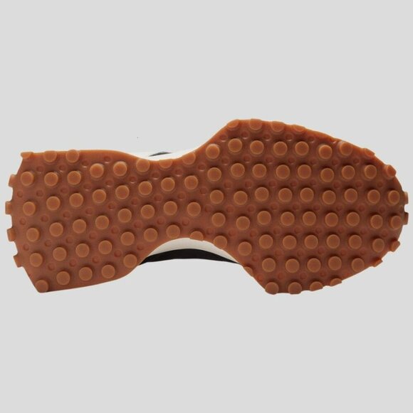 New Balance 327 Black White Gum Sole Womens - Picture 3 of 5